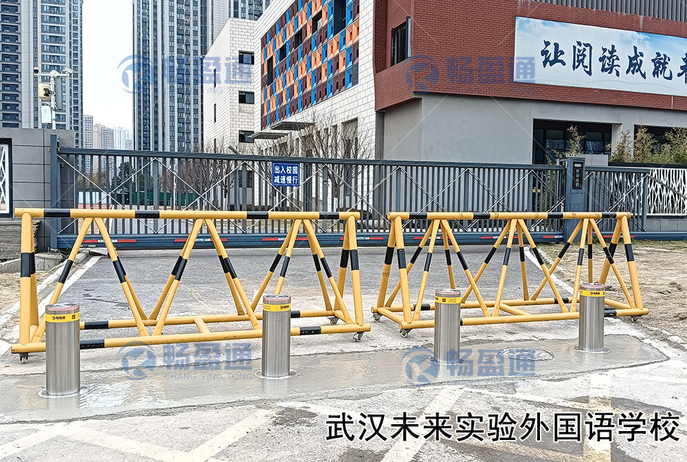 武漢實驗外國語學校智能升降柱